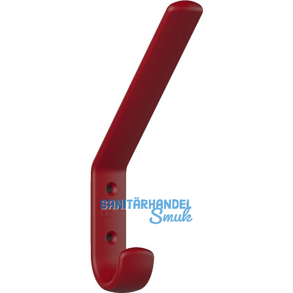 Huthaken HEWI 477.90B070 Breite 22 mm, H�he 163 mm, Polyamid rubinrot matt