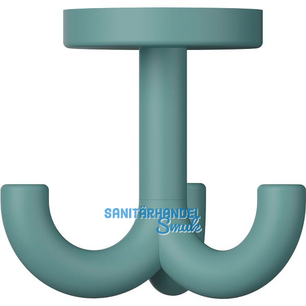 Dreifach-Drehhaken HEWI 477.90B050 H�he 70 mm,Polyamid aquablau matt