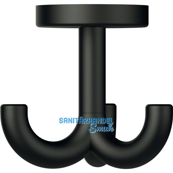 Dreifach-Drehhaken HEWI 477.90B050 H�he 70mm,Polyamid tiefschwarz matt