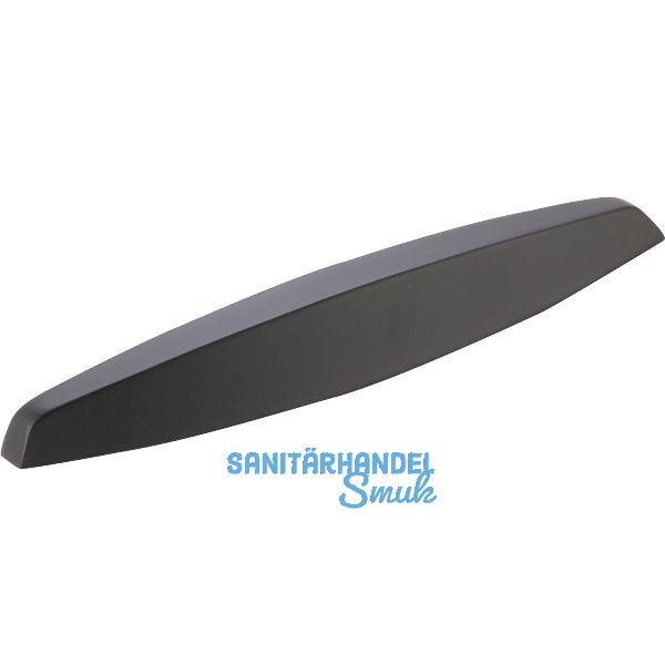 Muschelgriff Byam LA 160 mm, Breite 198 mm, Zinkdruckguss schwarz matt lackiert