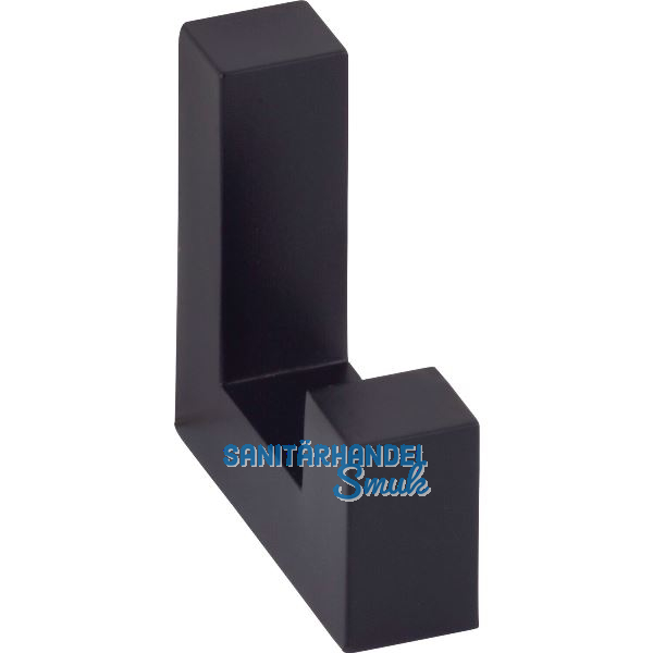 Mantelhaken Force Breite 12 mm, H�he 40 mm, Zinkdruckguss schwarz lackiert