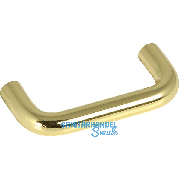 Griff Sulis � 10 mm, LA 64 mm, Breite 74 mm, Stahl vermessingt