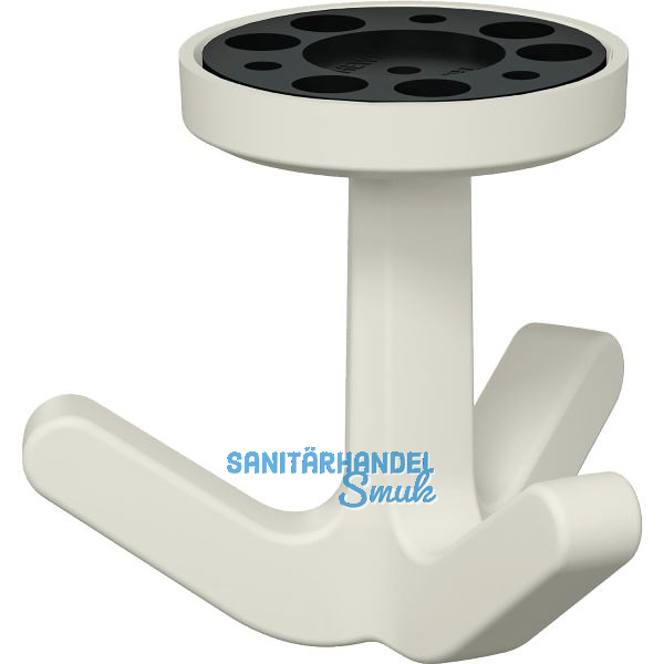 Dreifach-Drehhaken HEWI 477.94B030 elastisch, Kunstoff TPU reinwei� matt