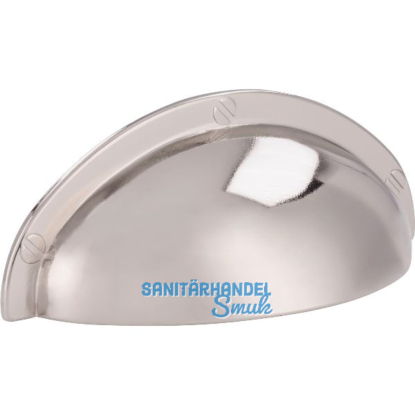 Muschelgriff Junit Breite 85 mm, H�he 31 mm, Zinkdruckguss nickel gl�nzend