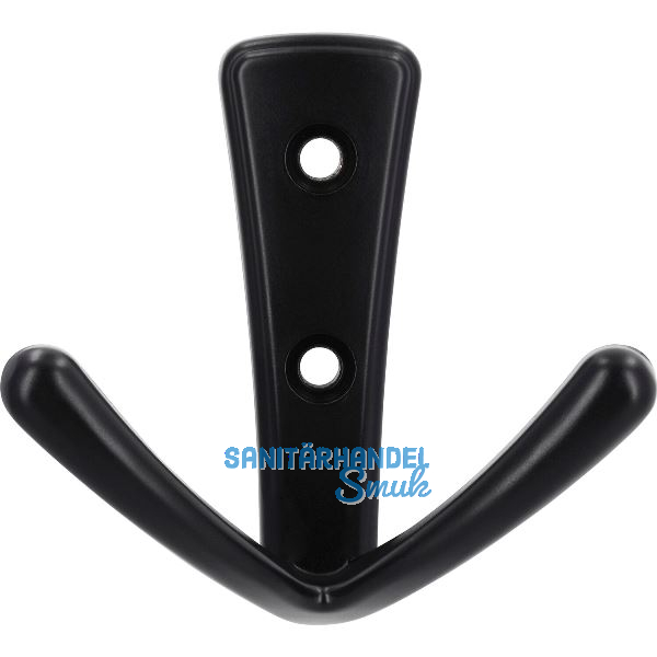 Mantelhaken Deneb Breite 76 mm, H�he 71 mm, ZN schwarz matt