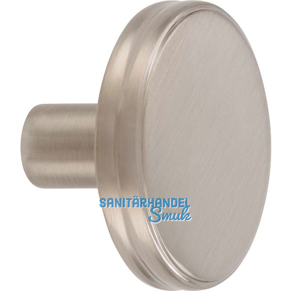 Knopf Isis � 35 mm, Tiefe 24 mm, Zinkdruckguss vernickelt feingeschliffen
