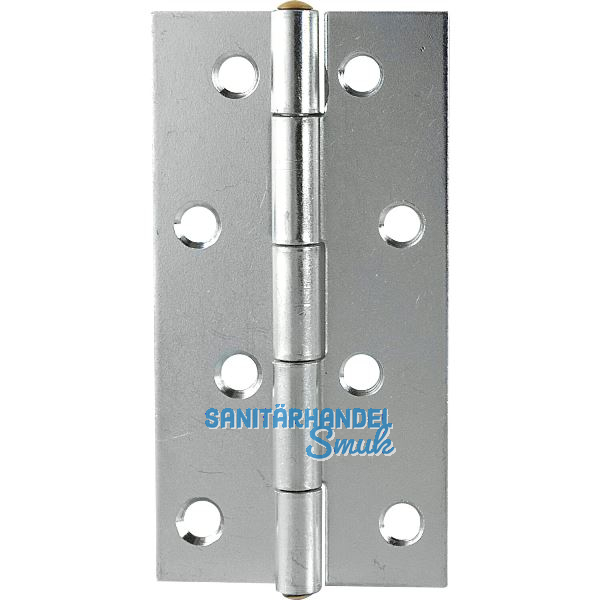 SECOTEC Scharnierband gerollt mit vernieteten Stift gerade 100X52 mm VZ SB-2 BL4