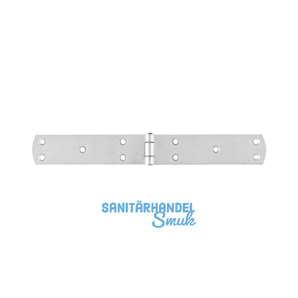 SECOTEC Scharnierband gerollt mit vernietem Stift gerade 44X250 mm VZ SB-2 PE