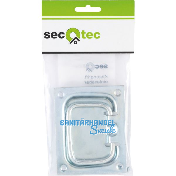 SECOTEC Kistengriffe zum Einlassen 80X100 mm verzinkt SB-1 PE
