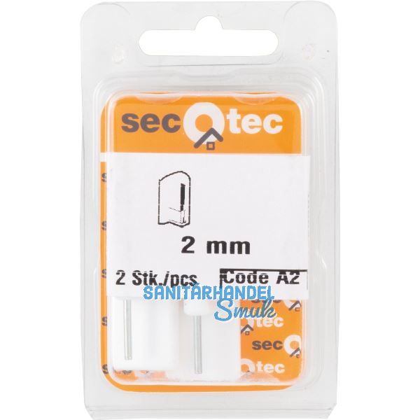 SECOTEC Vitragenhaken selbstklebend wei� SB-2