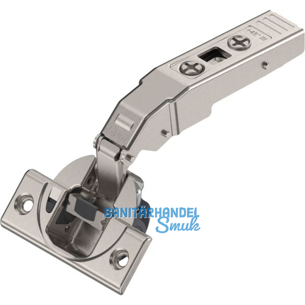 BLUM CLIP top BLUMOTION Winkelscharnier 45� III, max. aufschlagend, Schrauben