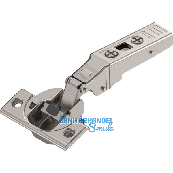 BLUM CLIP top BLUMOTION Winkelscharnier 15� III, max. aufschlagend, Schrauben