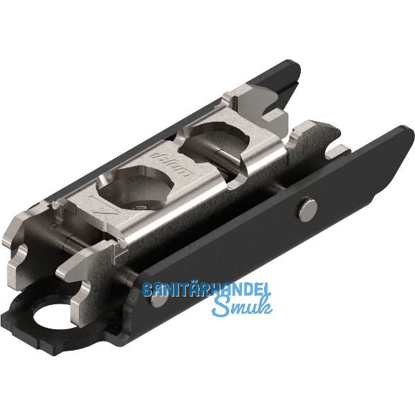 BLUM CLIP ONYX Exzenter Montageplatte gerade, Stahl, Schrauben, Distanz 3 mm