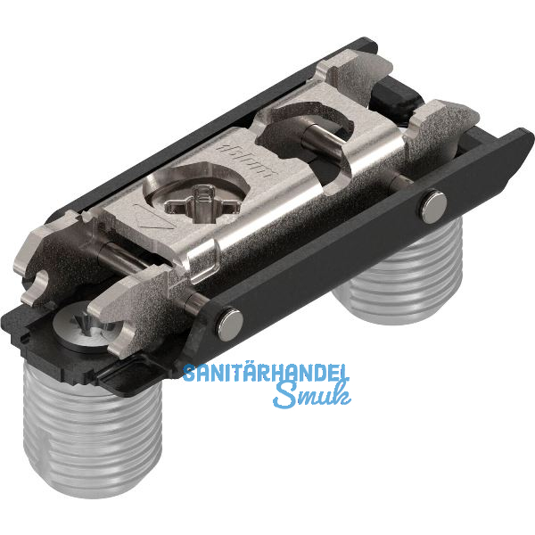 BLUM CLIP ONYX Exzenter Montageplatte gerade, Stahl, Einpressen, Distanz 0 mm