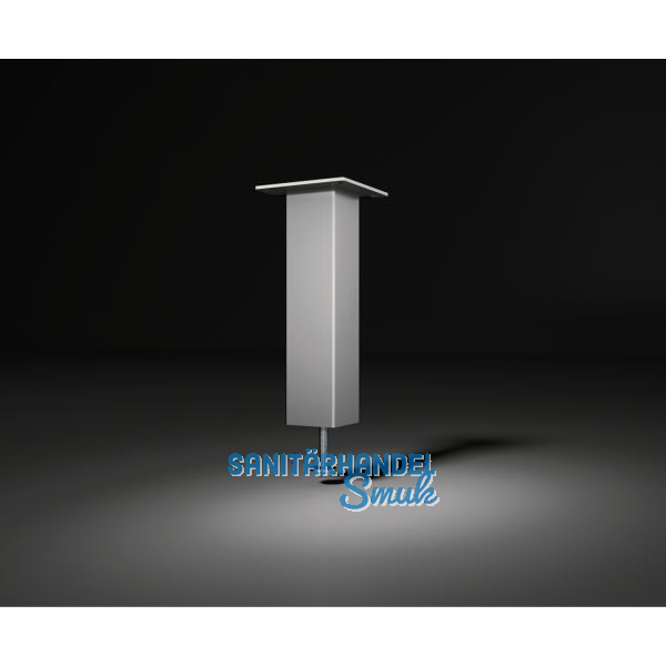 Barkonsole Capri 50 x 50 x 170 mm gerade Aluminium natur eloxiert