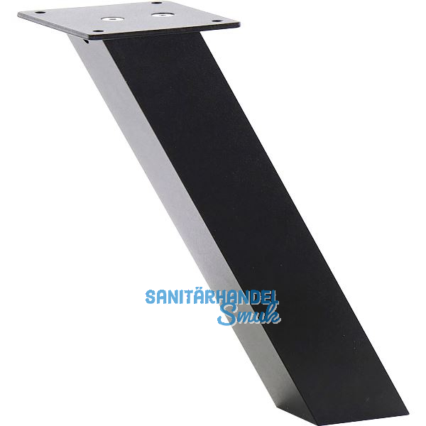 Barkonsole Capri 50 x 50 x 170 mm schr�g Aluminium schwarz