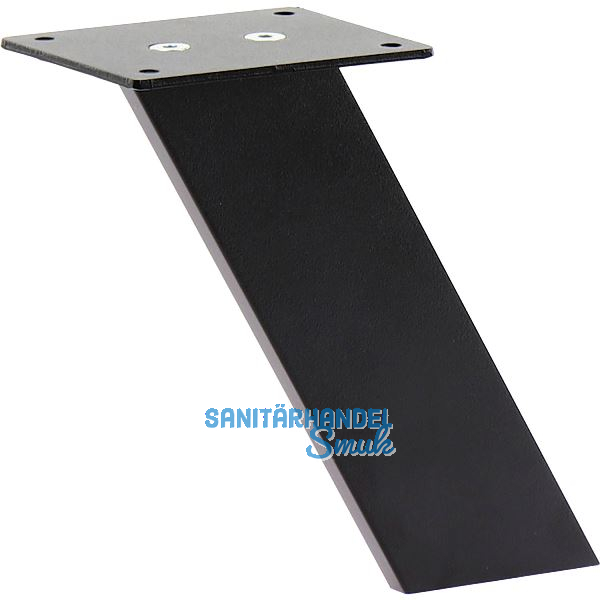 Barkonsole Korfu H�he 60 x 10 x 170 mm schr�g Aluminium schwarz