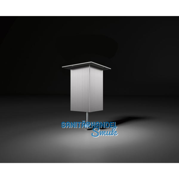 Barkonsole Jumbo 80 x 80 x 170 mm gerade Aluminium Edelstahl-Effekt