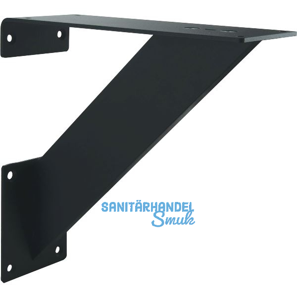 Barkonsole Korfu Korpus Plus 220 x 220 mm schr�g Stahl schwarz