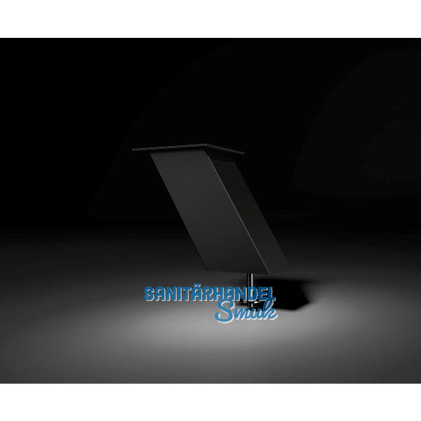 Barkonsole Jumbo 80 x 80 x 170 mm schr�g Aluminium schwarz