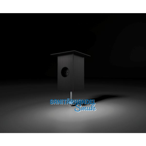 Barkonsole Jumbo Power Station 80 x 80 x 170 gerade Aluminium schwarz