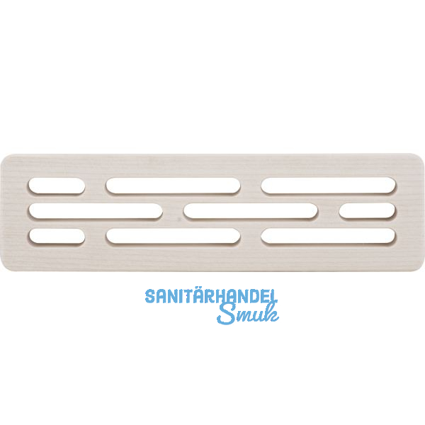 L�ftungsgitter versetzte Lochung 1000 x 100 mm Holz Fichte roh