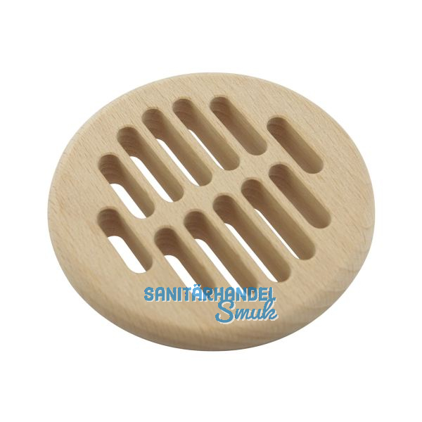 L�ftungsrosette rund 83 mm Buche roh
