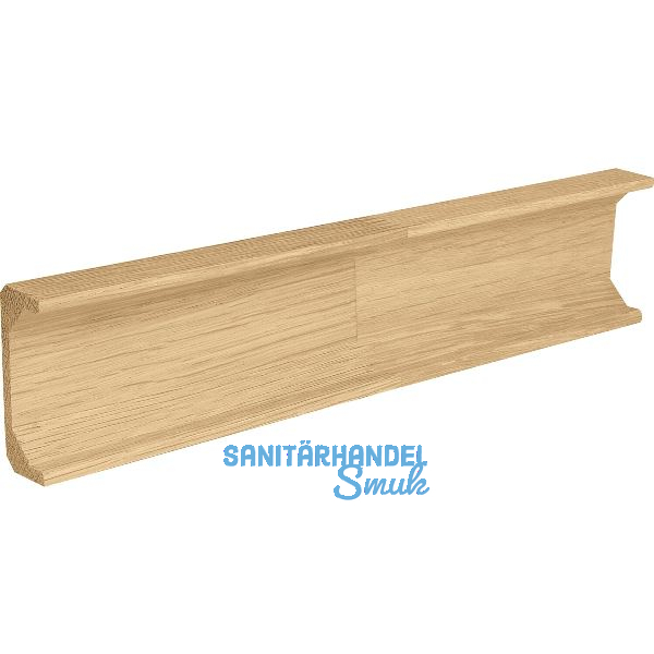 Griffmulde Holz C-Profil horizontal, L�nge 2400 mm, Eiche roh keilgezinkt