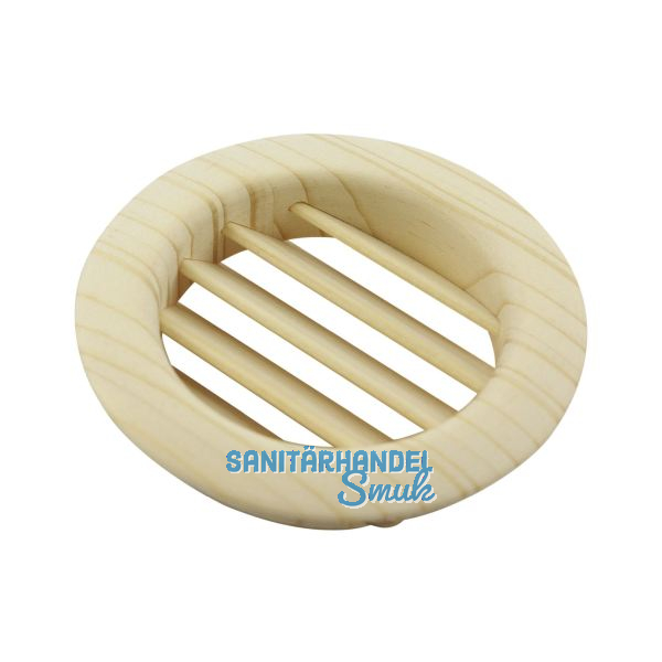 L�ftungsrosette rund 74 mm Fichte roh