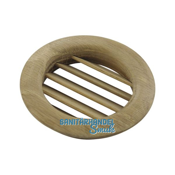 L�ftungsrosette rund 139 mm Eiche roh