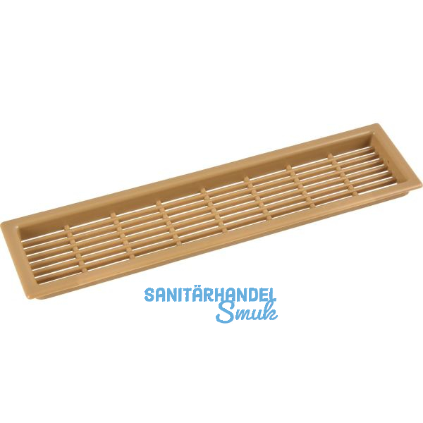 L�ftungsgitter 222 x 56 mm Kunststoff Beige