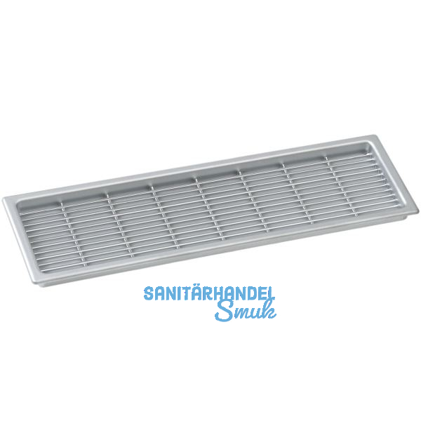 L�ftungsgitter 228 x 69 mm Kunststoff verchromt matt