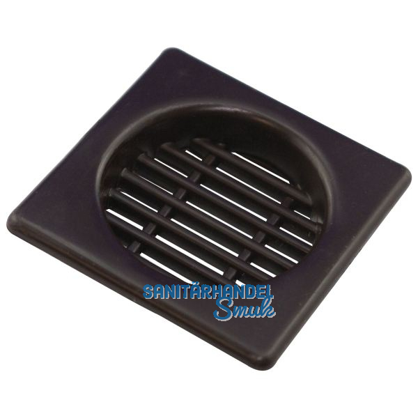 L�ftungsgitter � 36 mm/43 x 43 mm Kunststoff Braun
