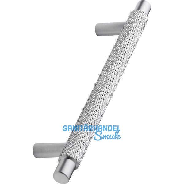 Griff Manor � 14 mm, LA 128 mm, Breite 182 mm, Zinkdruckguss Edelstahl Effekt