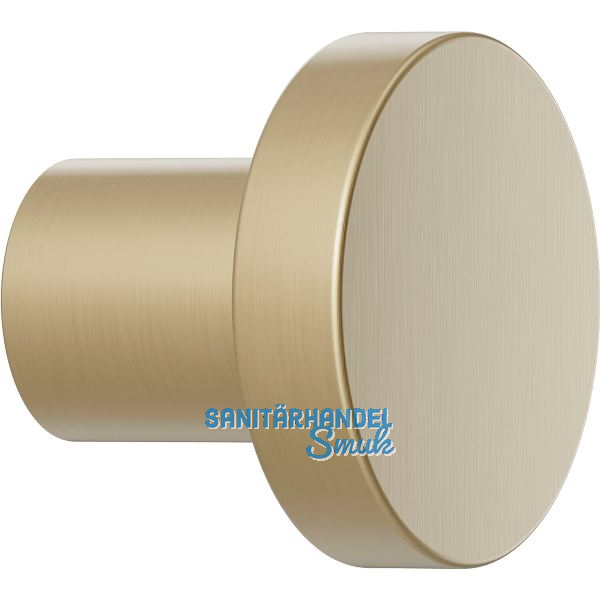 Knopf Dot � 30 mm, Tiefe 26 mm, Messing geb�rstet