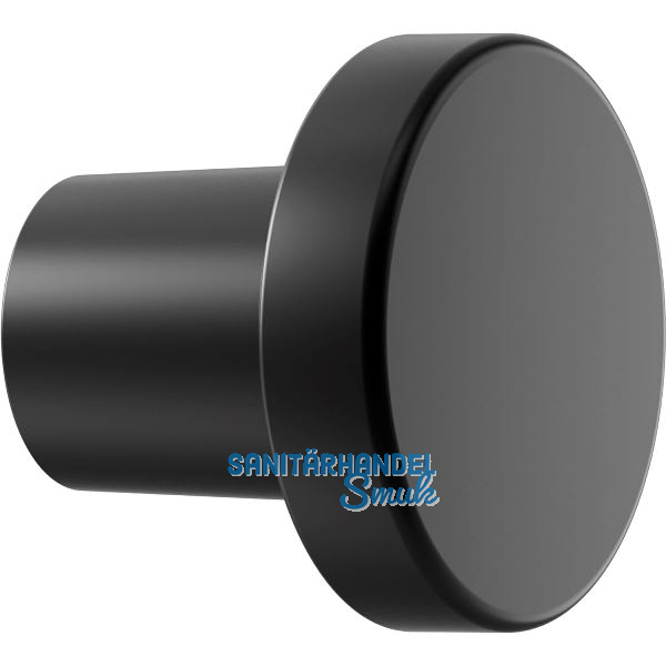 Knopf Dot � 30 mm, Tiefe 26 mm, Zinkdruckguss schwarz matt