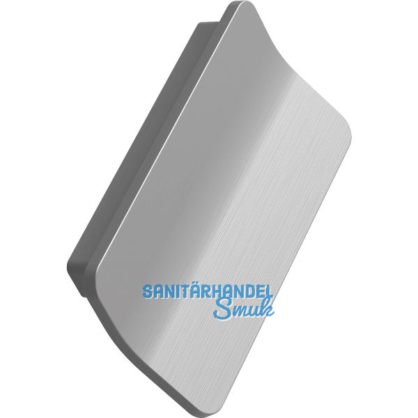 Griff Leaf LA 64 mm, Breite 85 mm, Zinkdruckguss Edelstahl Effekt