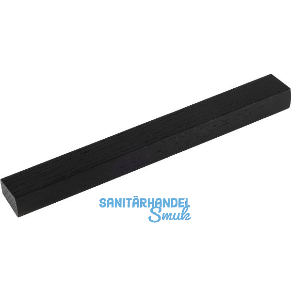 Griff Trim 1410 LA 128 mm, Breite 168 mm, Esche schwarz gebeizt