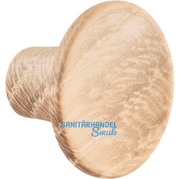 Knopf Tuba � 28 mm, Tiefe 19 mm, Eiche roh