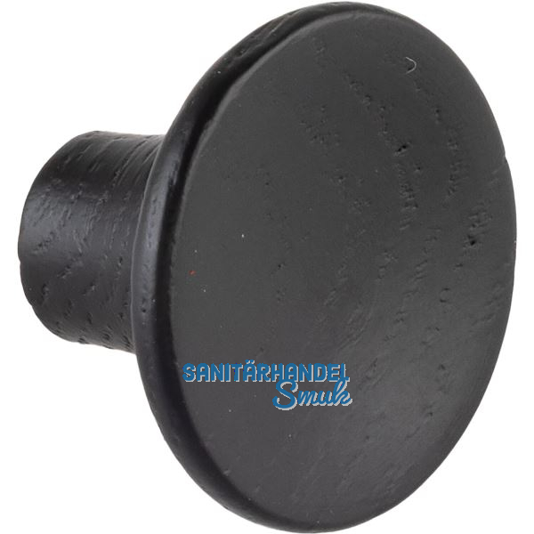 Knopf Tuba � 28 mm, Tiefe 19 mm, Esche schwarz gebeizt