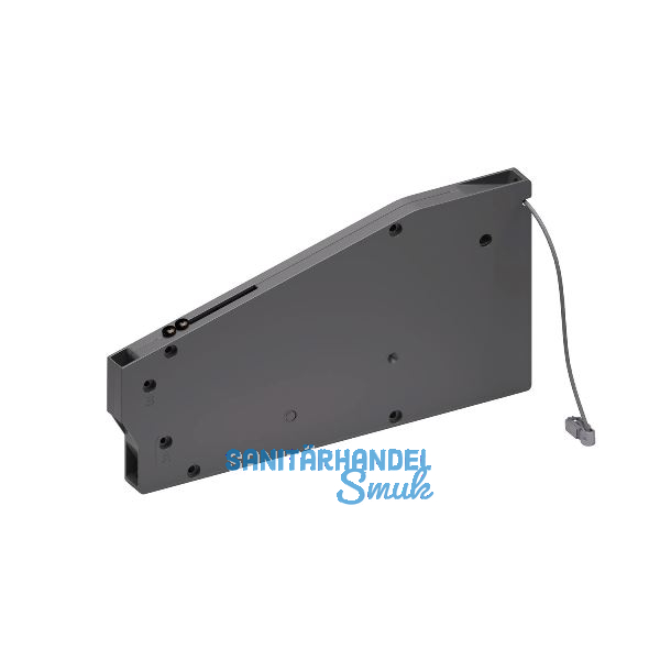 Bremsklappenhalter KIARO mit Seil, Kunststoff grau