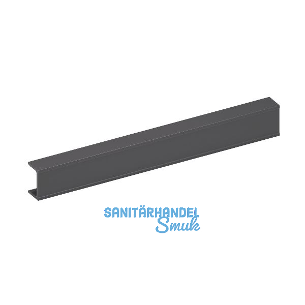 Bremsklappenhalter KIARO Abdeckprofil, Aluminium Gunmetal schwarz