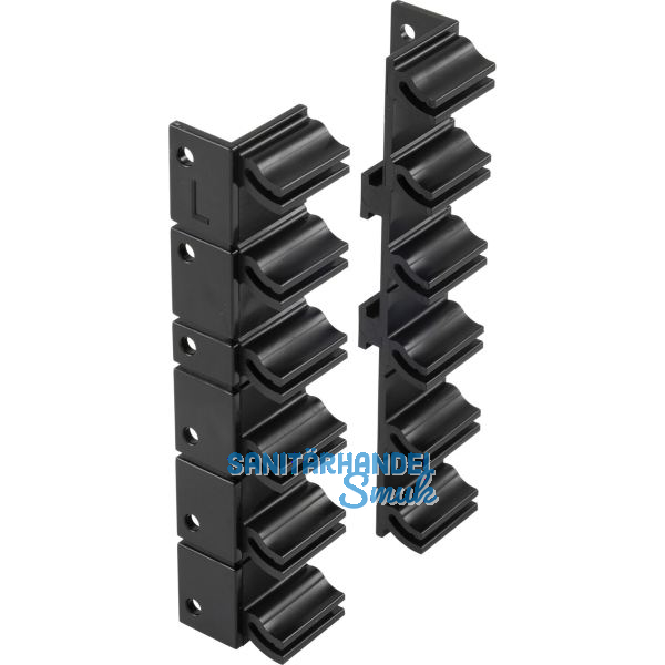 ALUMIS Sockelsystem KS-Klemmaufnahme rechts/links Kunststoff schwarz