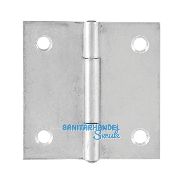 POHL Scharnier DIN 7954 C quadratisch 40 x 40 mm,Stahl verzinkt