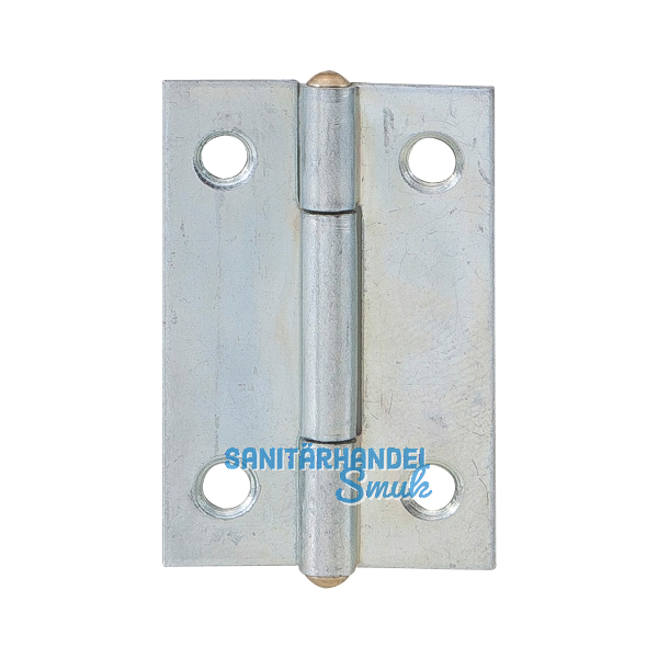 Scharnier DIN 7954 A schmal 30 x 22 mm, Edelstahl