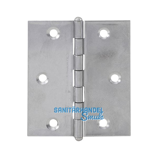 METALURGIA Knopfscharnier - leichte Ausf�hrung 50 x 40 mm, Edelstahl