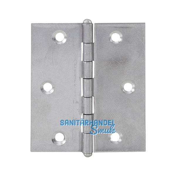 Knopfscharnier - leichte Ausf�hrung 60 x 50 mm, Edelstahl