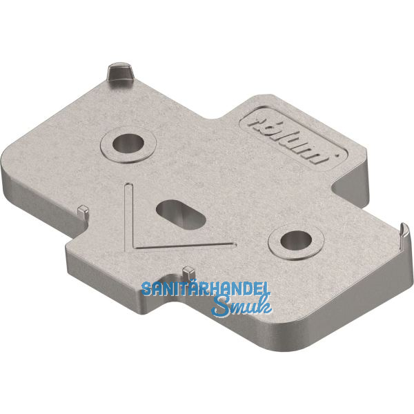 BLUM Winkelkeil kreuzform +5� Schraubversion, Zink, Distanzst�rke 3 mm