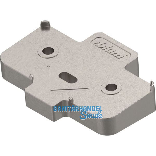 BLUM Winkelkeil kreuzform +5� Schraubversion, Zink, Distanzst�rke 6 mm