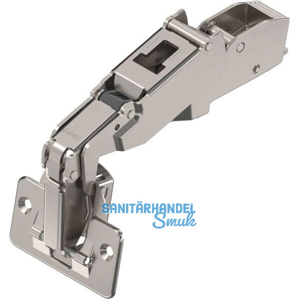 BLUM CLIP top Weitwinkel Scharnier 170�, 9,5mm gekr�pft mit Feder, Schrauben
